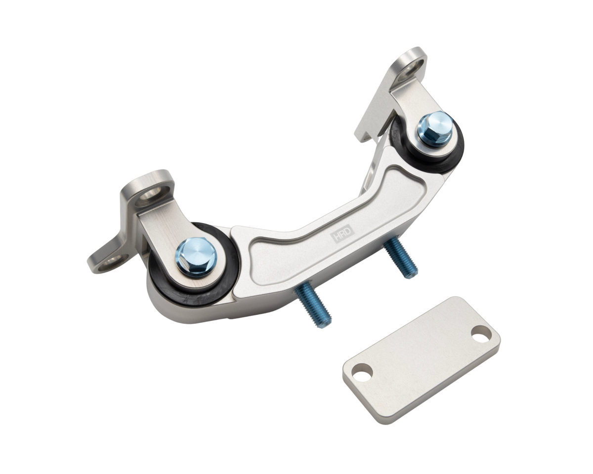 HRD Precision Machined Subaru WRX/STi Transmission Mount - Apex Silver