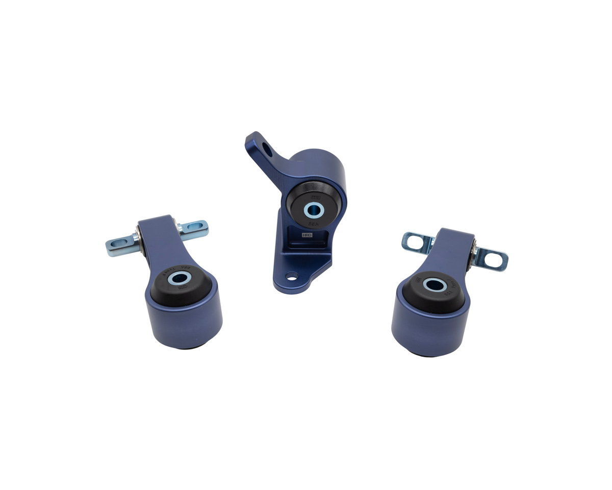 HRD Precision Machined Drivetrain Mount Kit for 2012-2015 Honda Civic Si - Midnight Navy