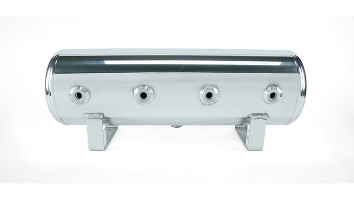 Compressor Tank Racer Air Lift 2.5 Gal. Polished Tank w/ Viair 444c Chrome Compressor (Incl ...