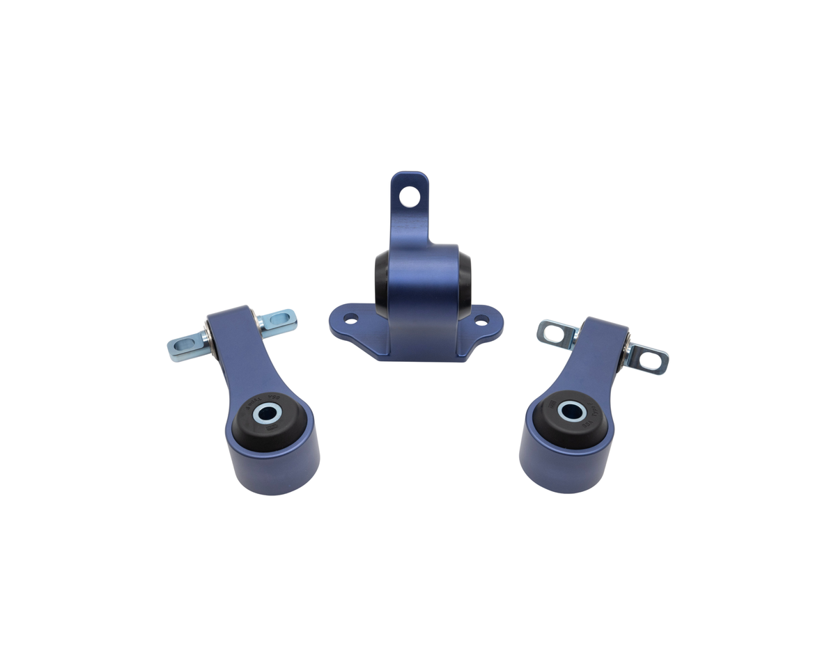 HRD Precision Machined Drivetrain Mount Kit for 2012-2015 Honda Civic Si - Midnight Navy
