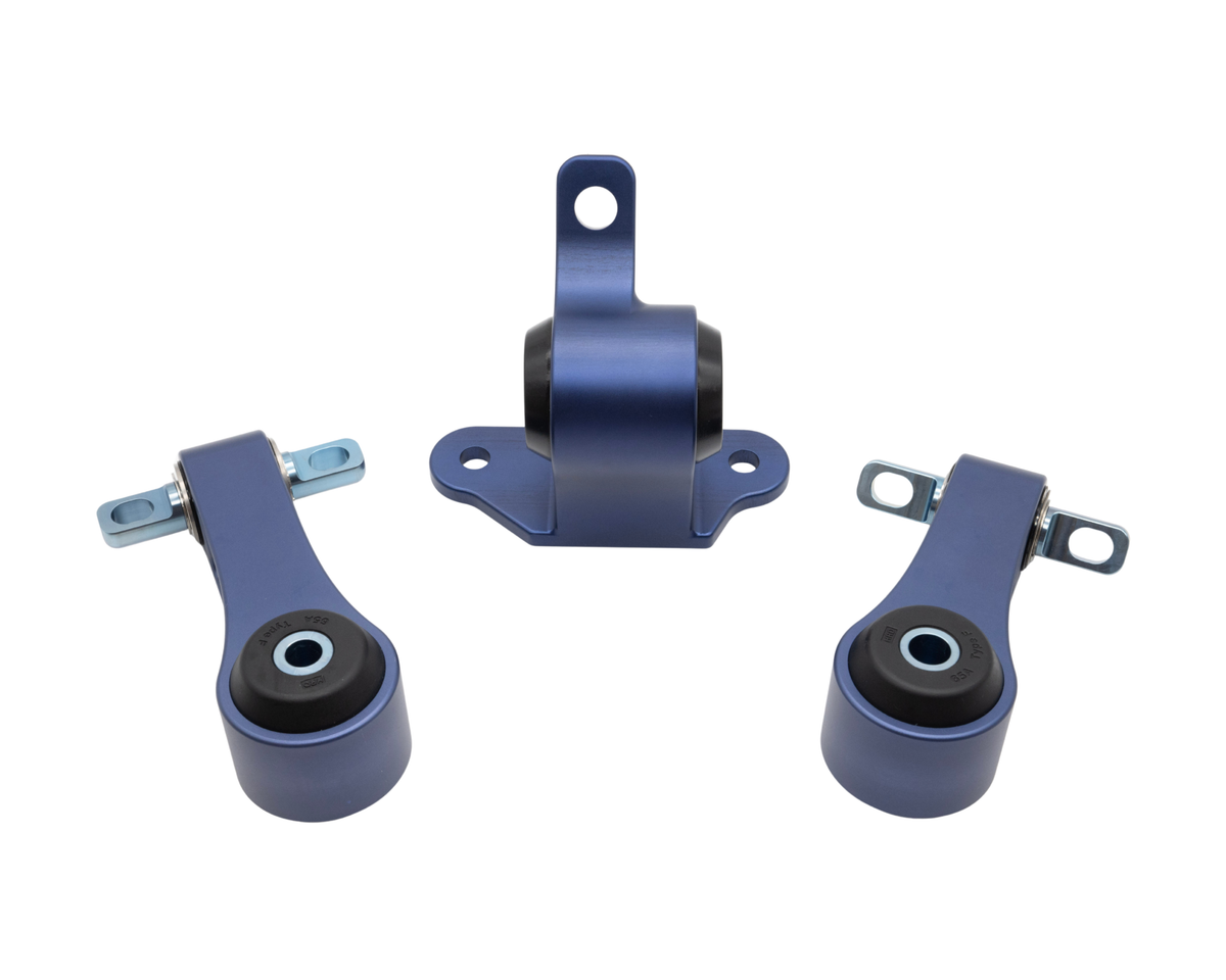 HRD Precision Machined Drivetrain Mount Kit for 2012-2015 Honda Civic Si - Midnight Navy