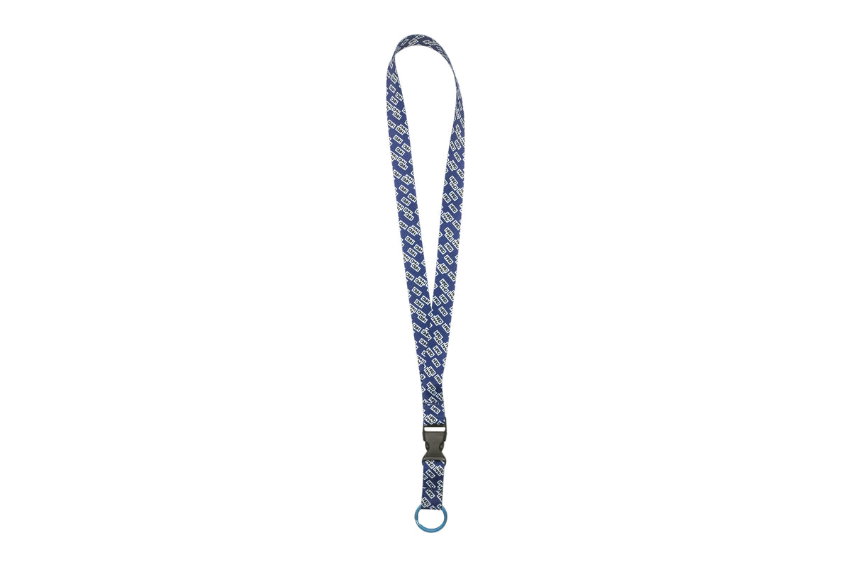 HRD All-Over Box Logo Lanyard Including Titanium Key Ring