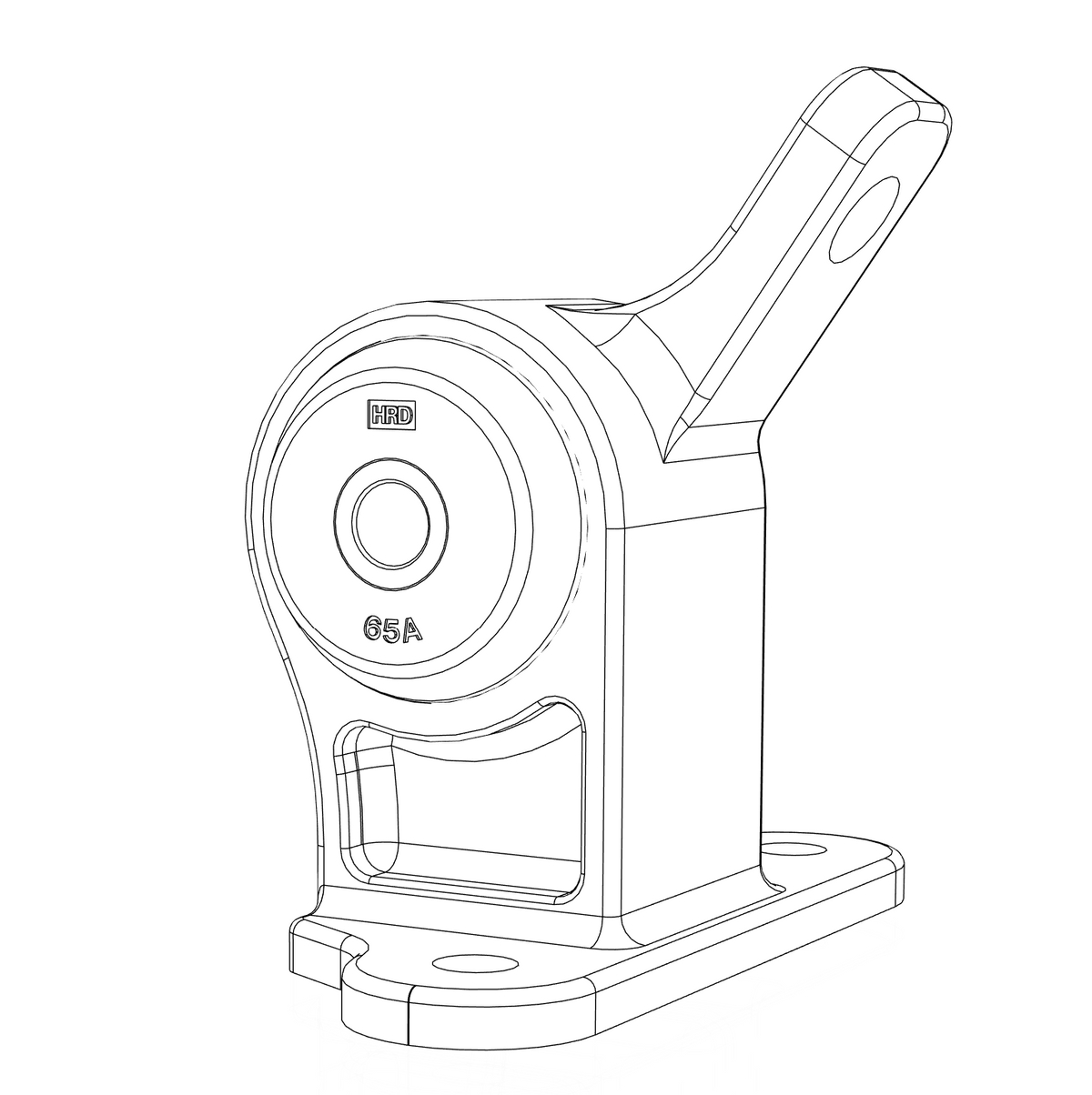 HRD Precision Machined Transmission Mount for 2012-2015 Honda Civic Si - Midnight Navy